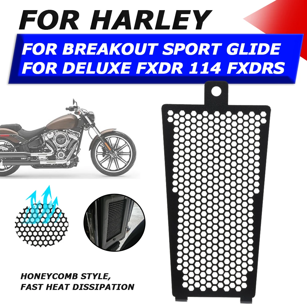 For Harley Breakout FXBR 114 FXBRS Sport Glide FLSB FXDR 114 FXDRS 2020 Motorcycle Accessories Radiator Cover Grille Guard Grill