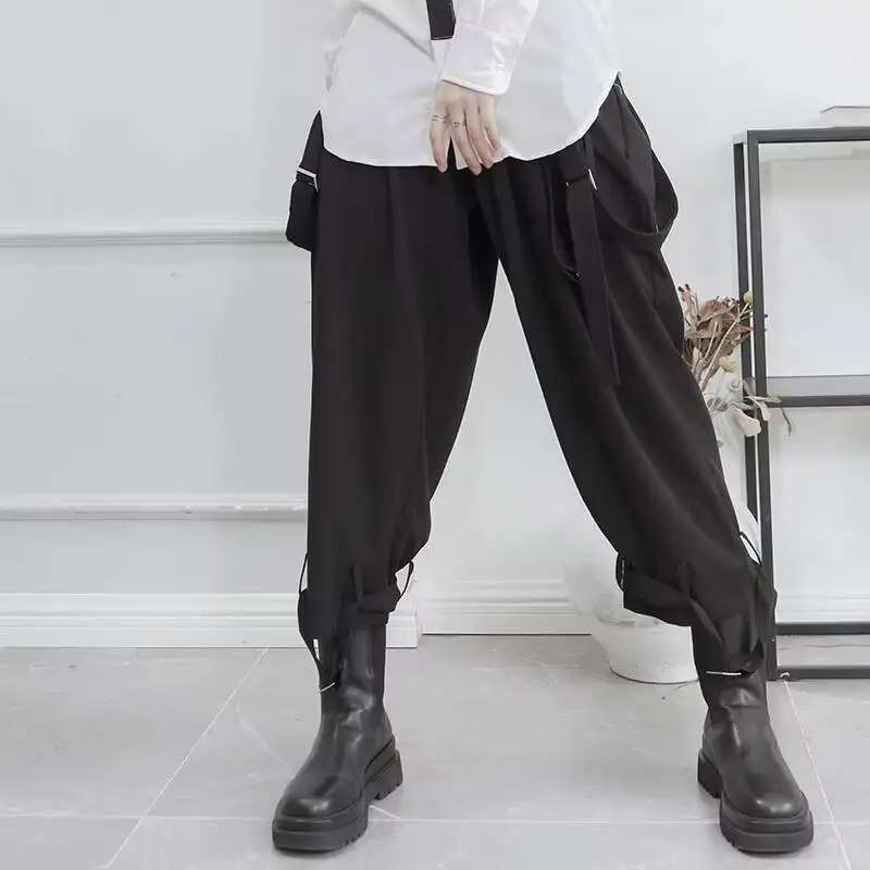 

Ladies Straight Pants Spring And Autumn New Classic Dark Japanese Yamamoto Style Loose Pleated Oversized Wide Leg Pants