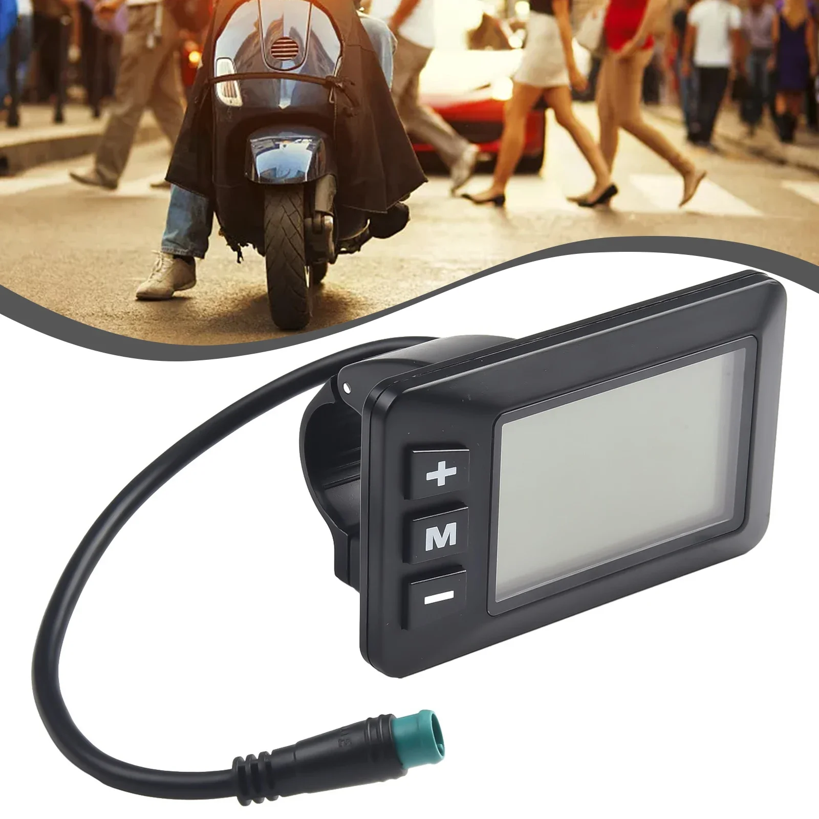 

Smart LCD Display for E Bikes Featuring Real Time Monitoring of Speed and Power Consumption with Waterproof Design