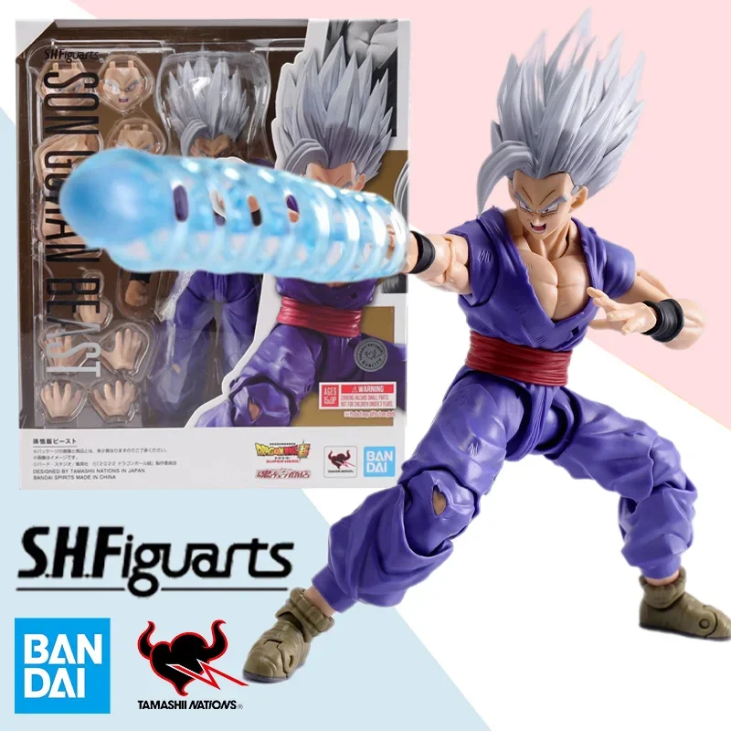 

Original Bandai Anime Action Figure Dragon Ball Super SHFiguarts Super Saiyan SON GOHAN BEAST Finished Model Kit Toy Gifts