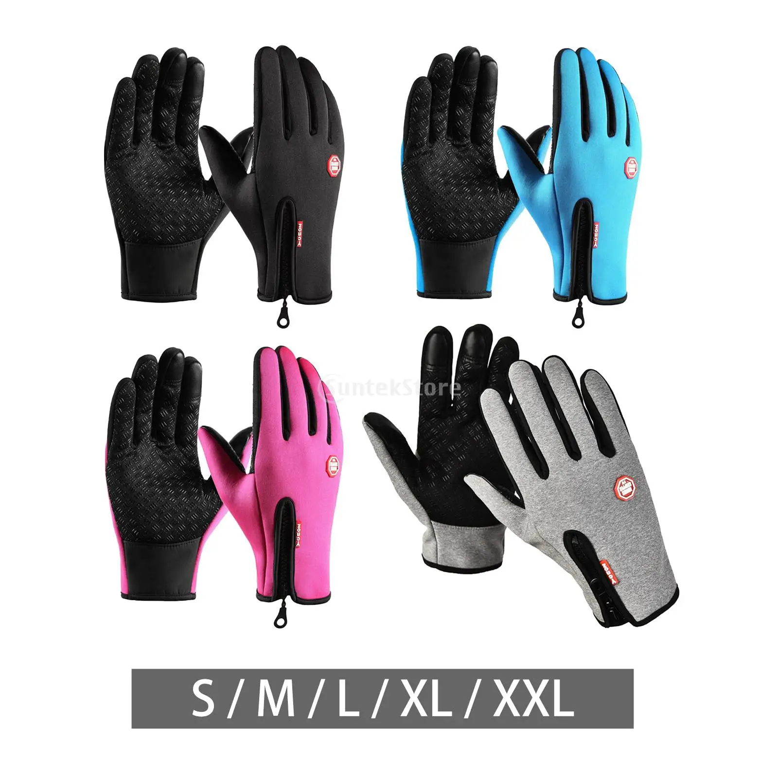 Guantes Térmicos antideslizantes para exteriores, guantes de invierno para clima frío, cálidos