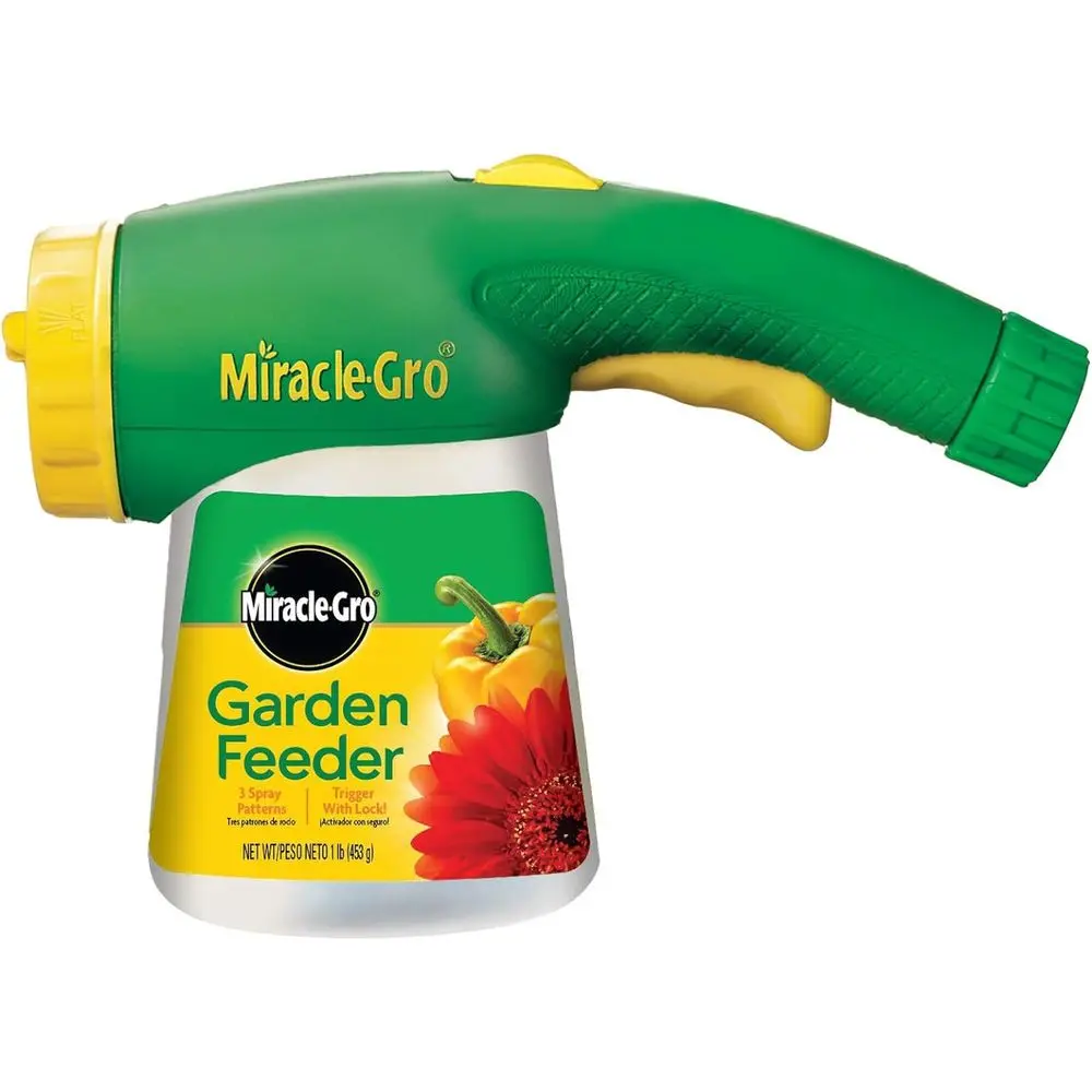 

Garden Feeder with Water Soluble All Purpose Plant Food - Plant Fertilizer, Hose-end Feeder or Outdoor, 1 lb.