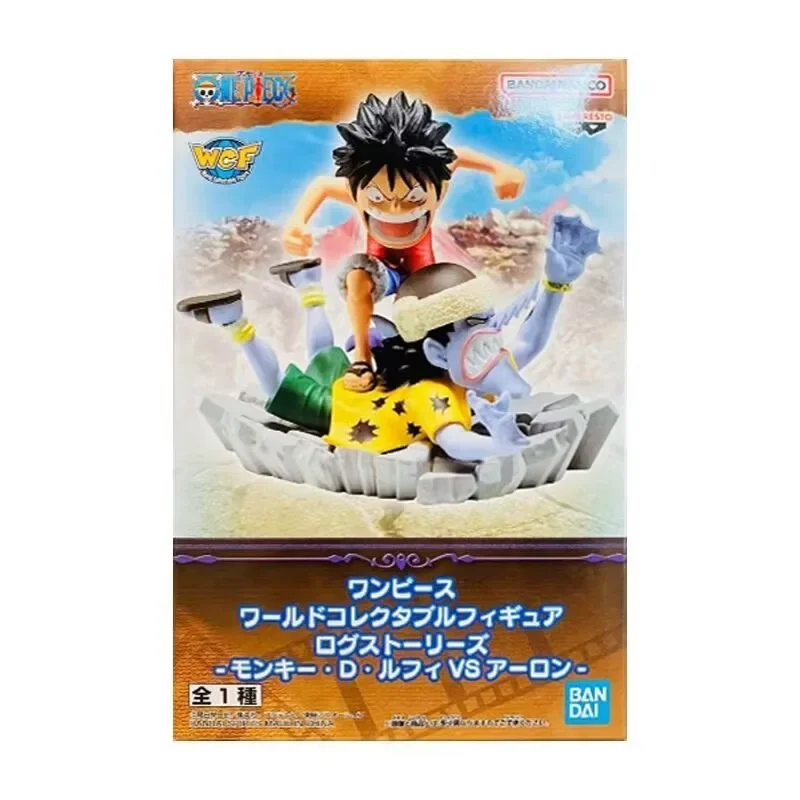 

Anime Original Bandai ONE PIECE Luffy Anime Action Figures Collection Ornaments Figure Toys Birthday Gift 8cm