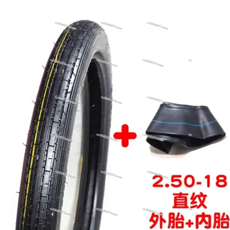 Front and Rear Tire for Motorcycle, 2.25, 225, 2.50, 250, 2.75, 275, 300, 3.00-18-17