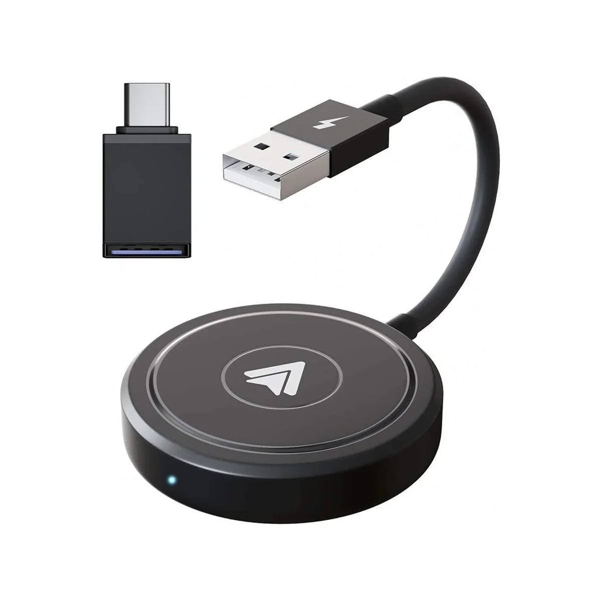 

Беспроводной автомобильный адаптер Android, беспроводной Автомобильный ключ Android, автомобильный адаптер Android для телефонов Android, Plug & Play