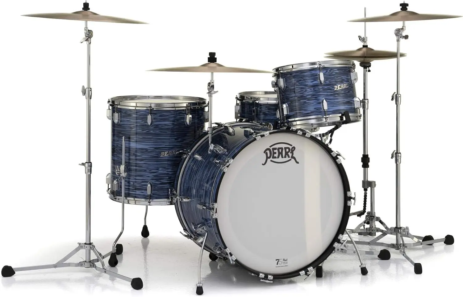 75th Anniversary Deluxe 3-Piece Drum Shell Pack with Ocean Ripple (#767) Covered Finish