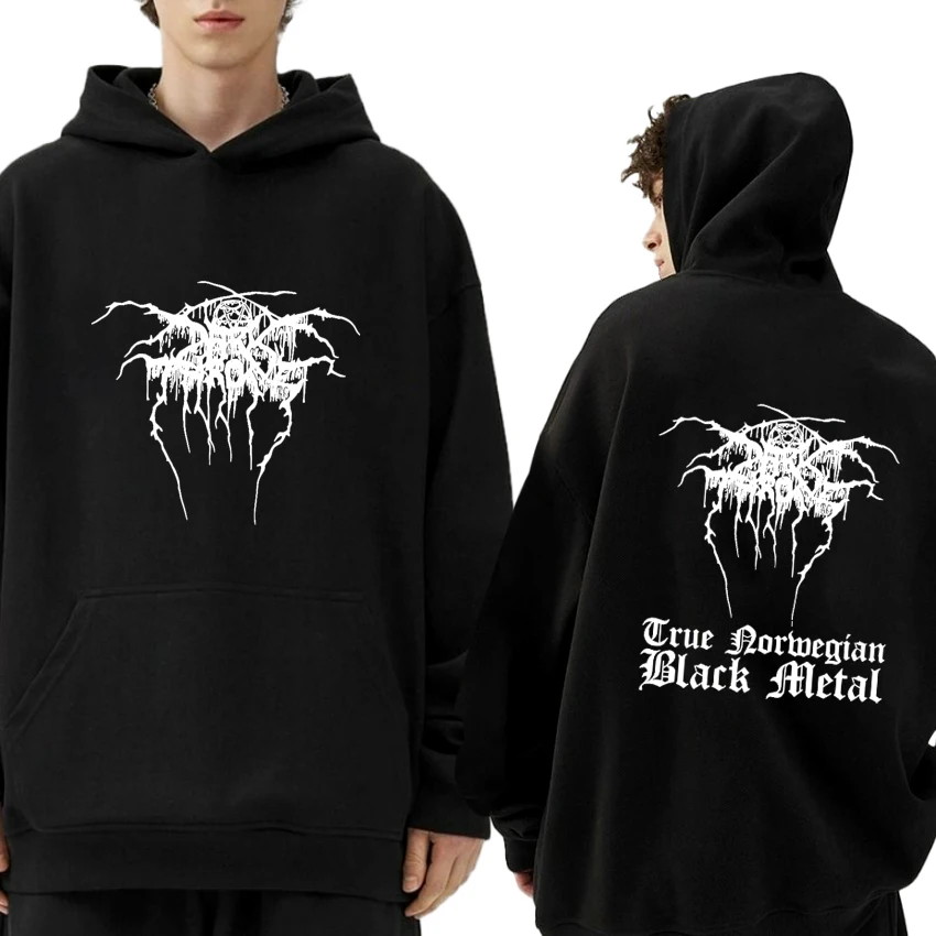 

New in Darkthrone True Norwegian Black Metal streetwear Hoodie Men Women vintage Sweatshirt Unisex Fleece Long sleeve pullovers