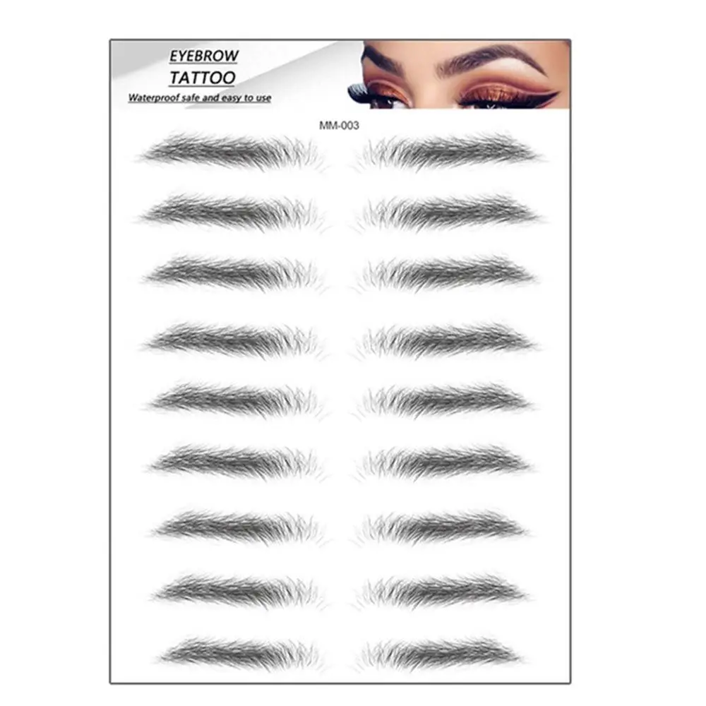 DIY プロフェッショナル防水半永久化粧品メイクアップツール眉毛ステッカー偽眉毛眉毛タトゥー
