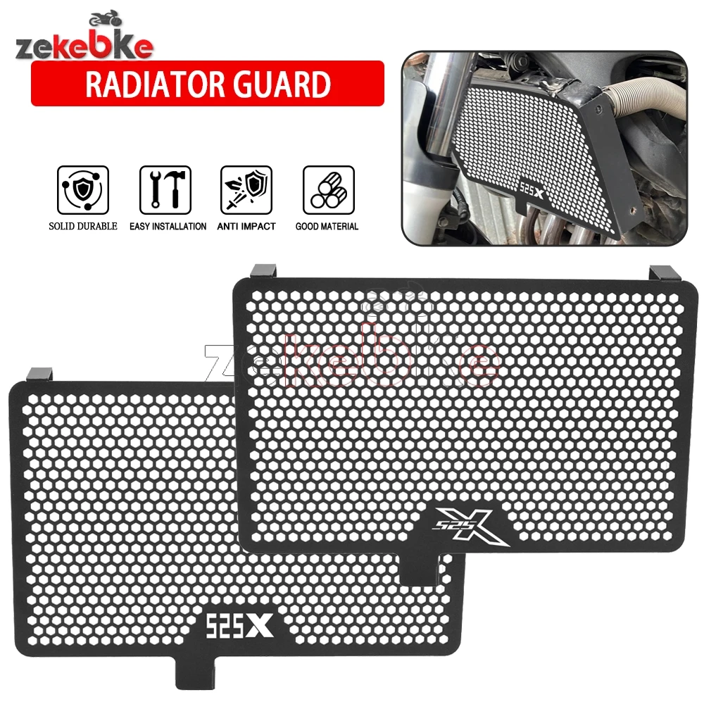 

Motorcycle Accessories FOR KOVE 525X 525 X 525X 2023-2024 Black Radiator Guard Protector Fuel Tank Grille Cover Oil Cooler Guard