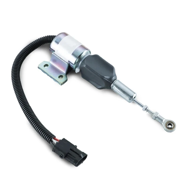 Shut Off Solenoid Compatible For Cummins 4BT 5.9L 6BT 5.9L R130 R170 3932529 Engine Reliable Shutdown Control