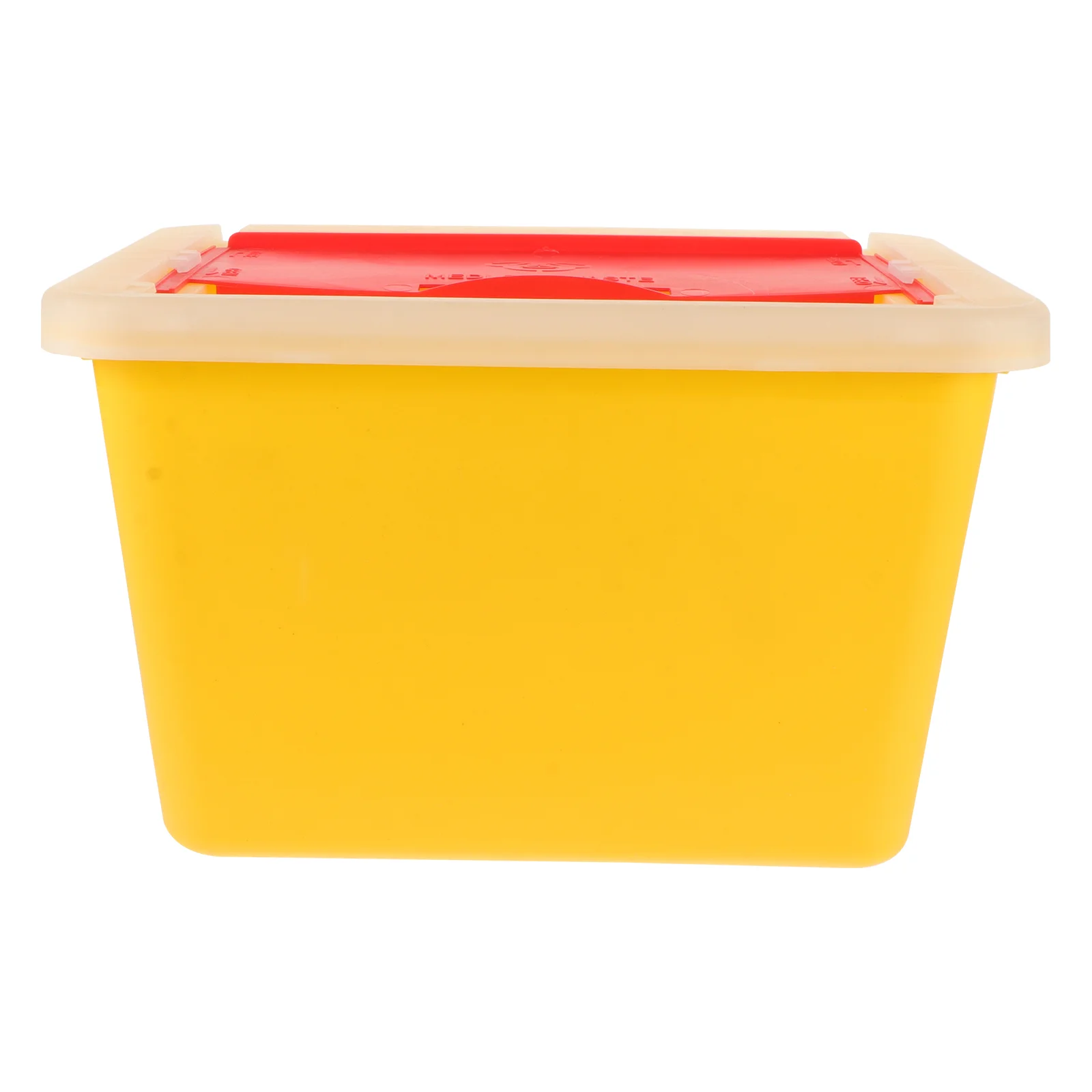 Sharps Trash Can Garbage Cans Consumable Items Disposal Container Disposable Yellow