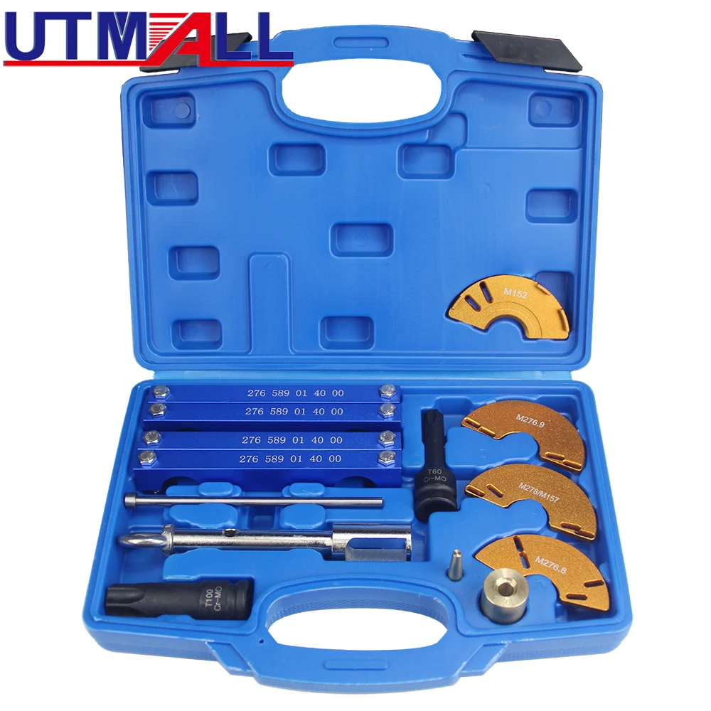 Engine Alignment Locking Timing Tool Kit For Mercedes Benz M157/M276/M278, T60 & T100 Camshaft Scoket & Fuel Injector Puller