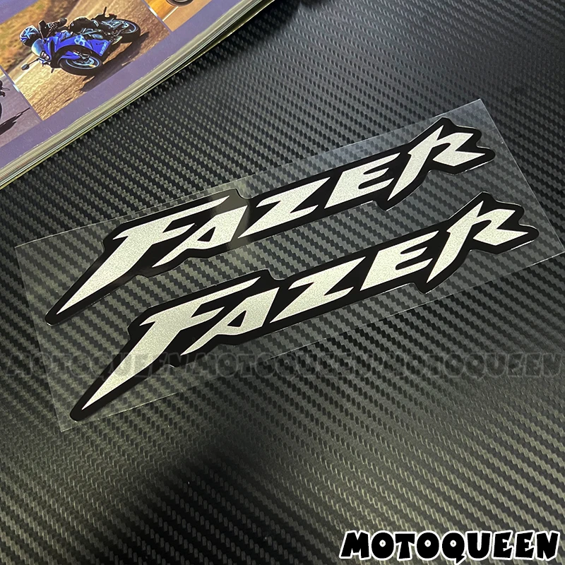 

For FZS FZ FZ1 250 400 FAZER 600 1000 Sticker Decal Motorcycle Fairing Body Fuel Tank Pad Side Logo Reflective Decals Stickers