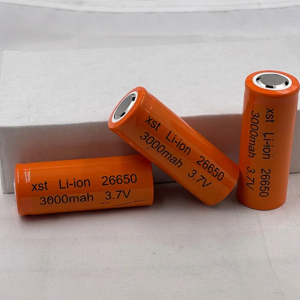 26650 lithium battery flashlight dedicated 3000mAh 3.7V large capacity rechargeable battery