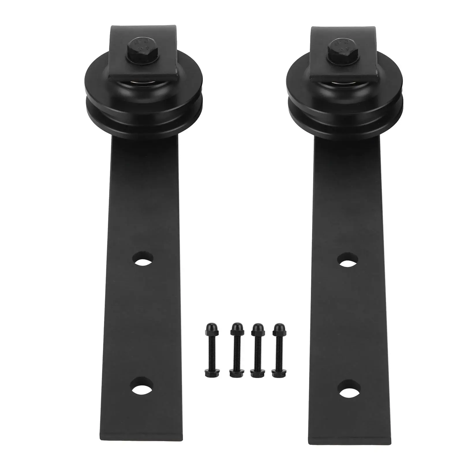 

Silent Carbon Steel Sliding Barn Door Pulley Hardware with Rack Hanger & Roller Wheel