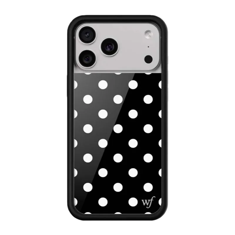 Wildflower Kleuren Stippen Telefoonhoesje voor iPhone 16 15 14 13 12 17 Pro Max Plus Air WF ins Blauw Rood Golfpunt WF Cover Coque