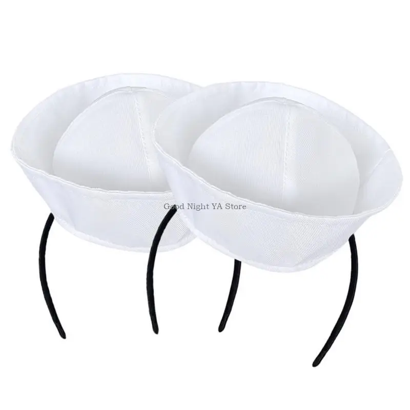 어린이를위한 선원 선장 모자 성인 선원 파티 코스프레 의상 소품 선원 파티를위한 작은 선장 모자