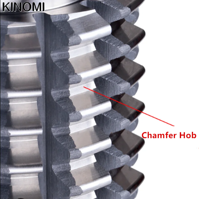 Customized Chamfer Hob Smaller Diameter Gear Hob Angle 20 Degree Chip Removing Gear M35 M1 M1.25 M1.5 M1.75 M2 M2.25 M2.5 M2.75