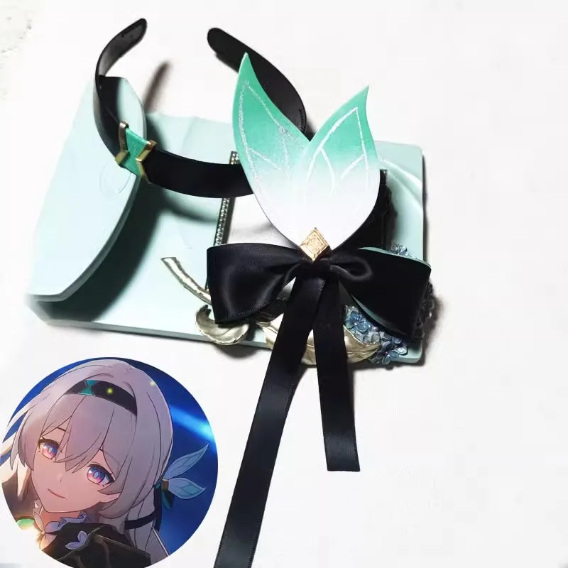 Honkai: Star Rail Firefly Copricapo Cosplay Firefly Fascia Donna Ragazza Moda Festa Costume di Halloween Puntelli