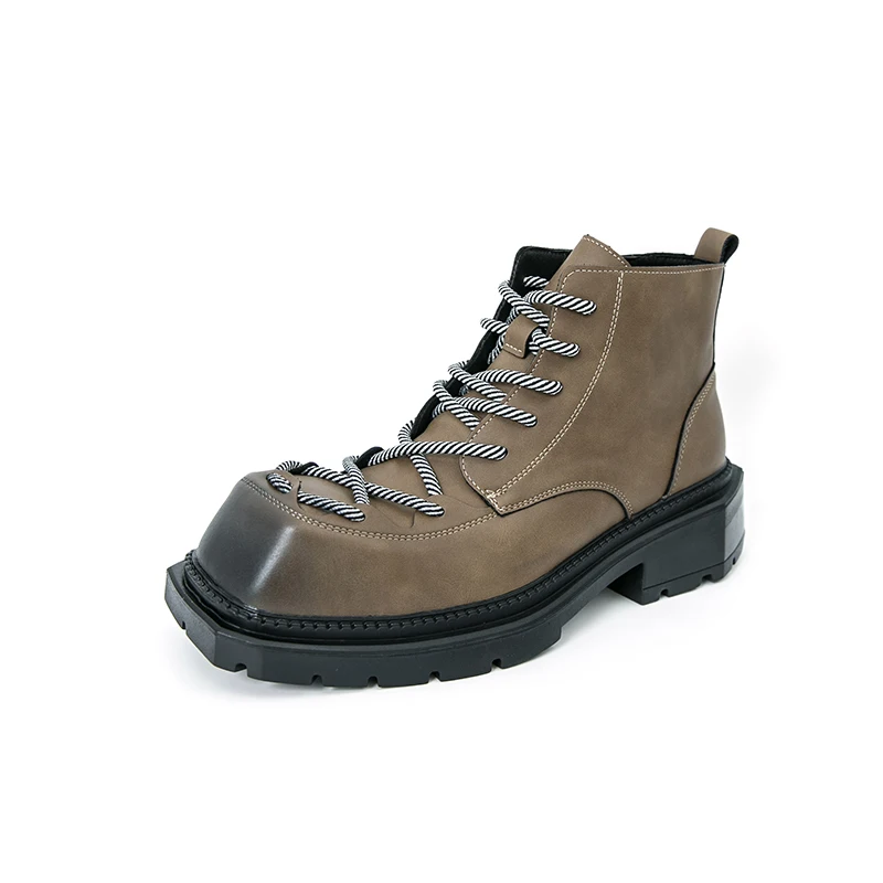 

en's autumn and winter boots Luxury designer personalized style Party Outdoor Fashion Street plus size Thick soled shoes New