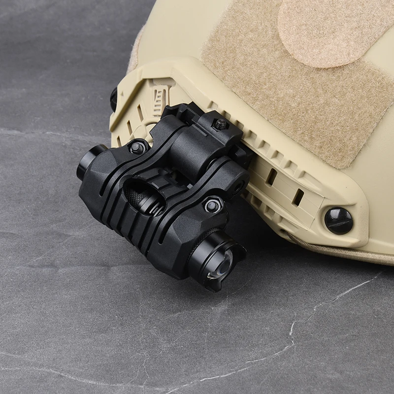 WADSN taktyczna lampa na kask stroboskopowa Consant chwilowa AIrsoft wisząca lampa Scout pasuje do szybkiego kasku 20mm szyna myśliwska latarka LED