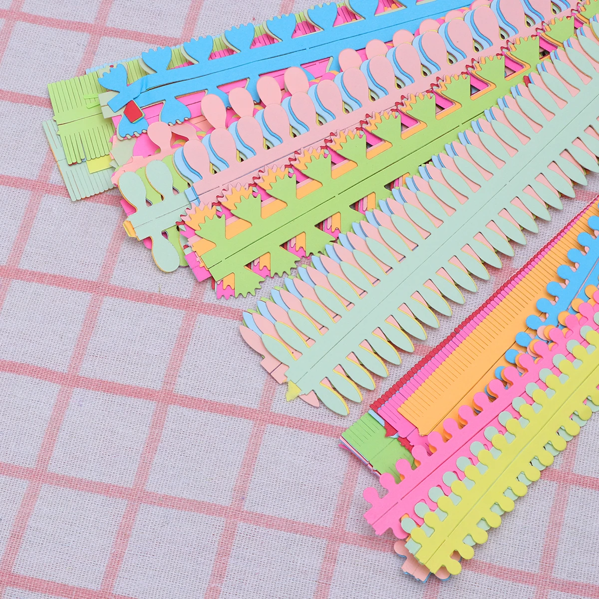 

8 Bags Quilted Paper Set Colorful Strips Quilling Quilled Accessories DIY Handmade Roll