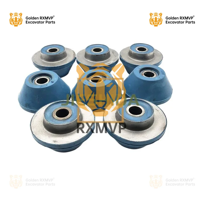 For Komatsu PC120-6/138US engine foot pad 4D102 engine foot pad shock-absorbing rubber buffer pad excavator