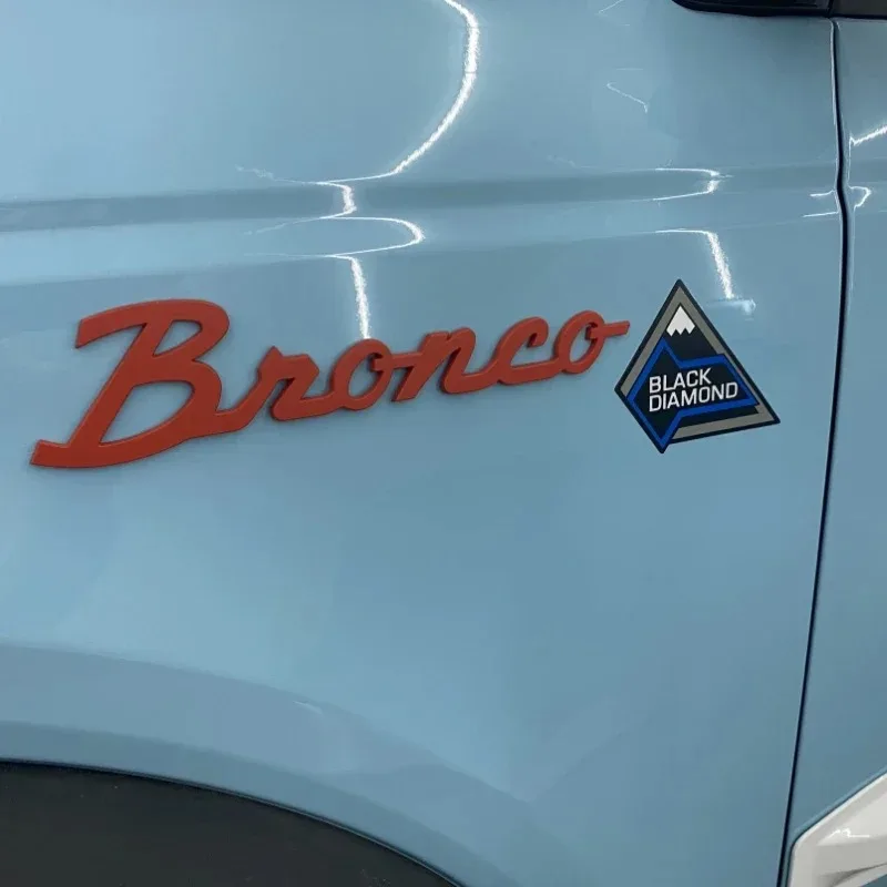 

3D наклейки, эмблемы, наклейка на крыло, хвостовая этикетка, значок с буквами, стиль автомобиля для Ford Bronco Sport 2021-2023, украшение, автомобильные аксессуары