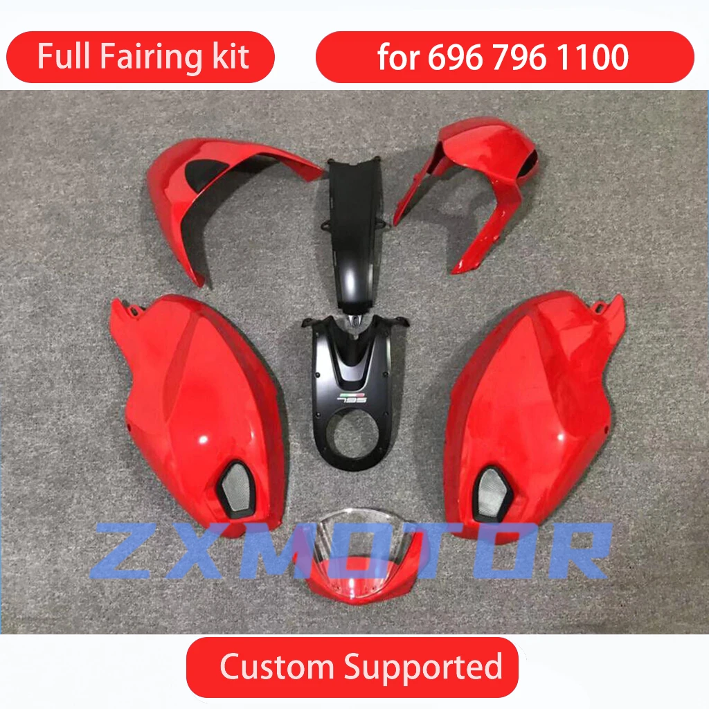 

Комплект обтекателей для мотоциклов DUCATI 696 796 1100 из ABS-пластика, изготовленный на заказ, для инжекторных моделей