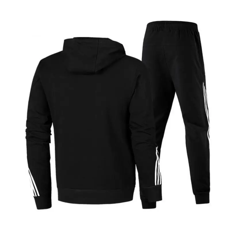 Brand Men Tracksuit 2 Pieces Men\'s Winter Jacket Casual Zipper Jackets Sportswear+Pants Sweatshirt Sports Suit Men Sets Clothing