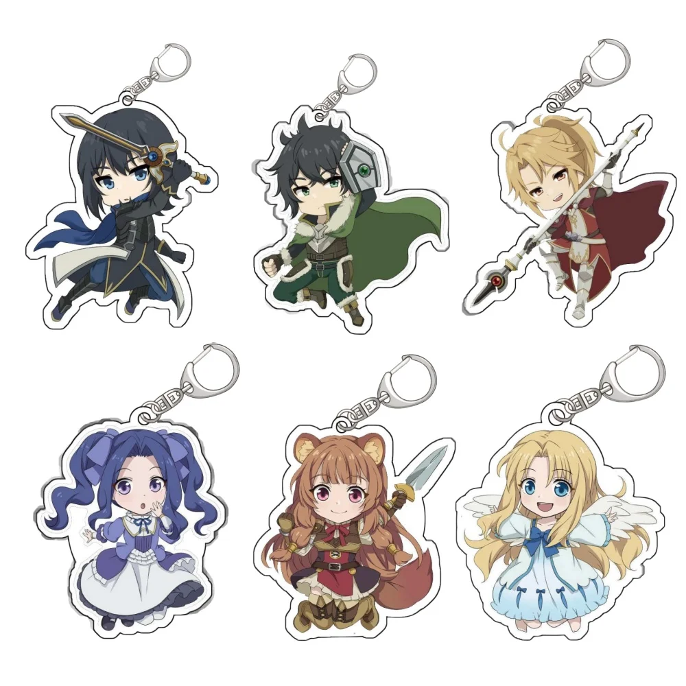 

Anime Peripheral Store Shield or Hero Filo Raphtalia Sadeena Acrylic keychain Pendant Decor Fans Charm Gifts About 6cm