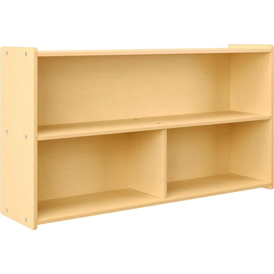 2Shelf Storage Unit for Preschool and Daycare Classrooms Ideal for Organizing Toys Books and Supplies with Durable Design Compa