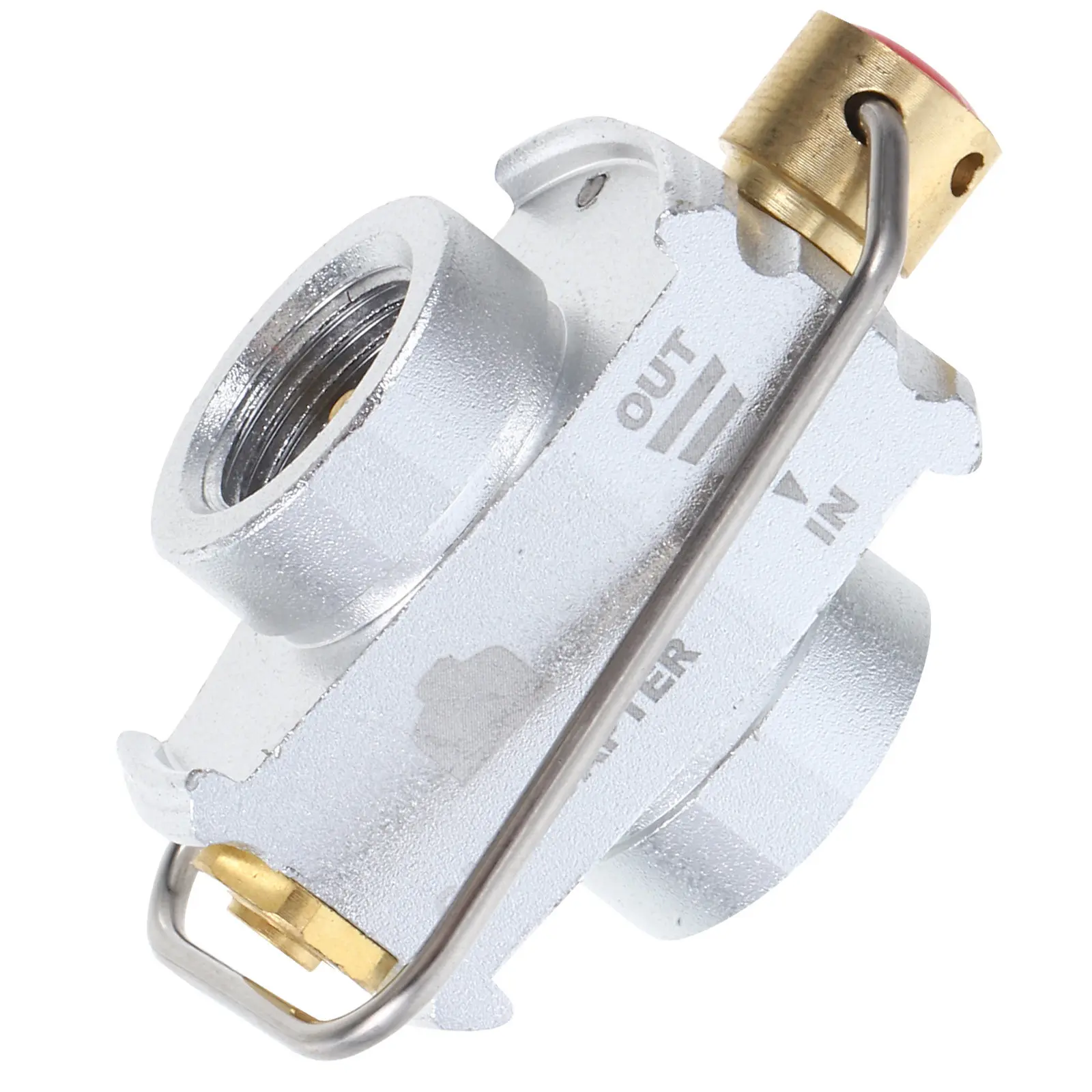 Gas Canister Refill Adapter Isobutane Transfer Valve Propane Refill Tool Compact Lightweight Reusable Camping Stove