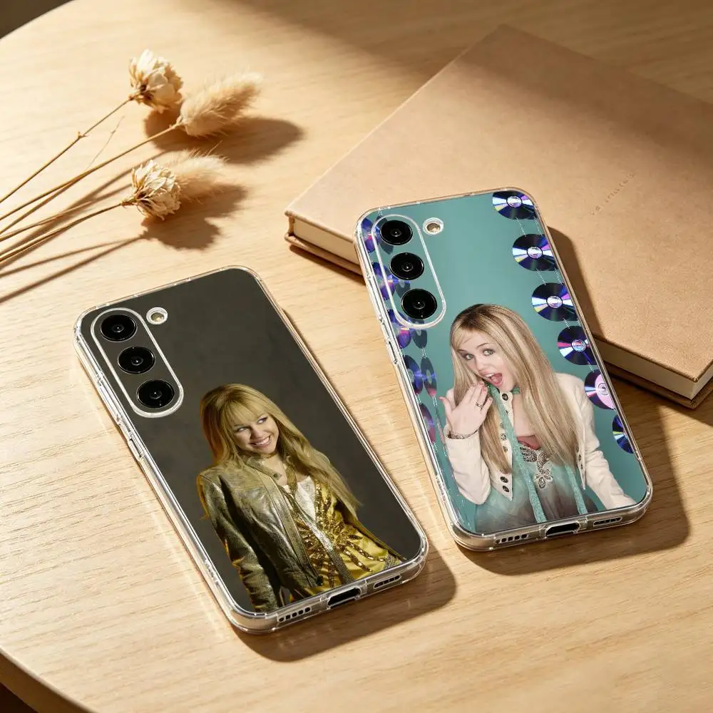 

H-Hannah M-Montana Phone Case For Samsung Galaxy A91,80,73,72 ,71,53,52,32 ,31,22,21s,20,Transparent Case