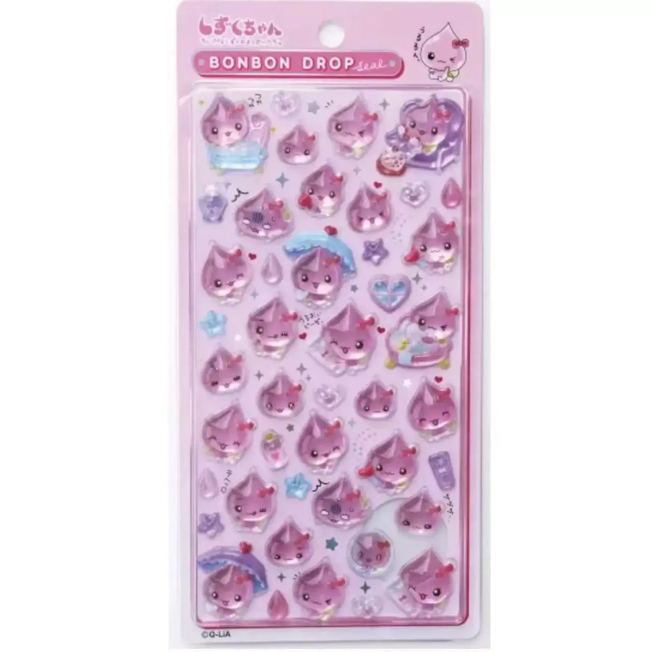 Not Original Small Water Drop 3d Crystal Stickers Cute Sparkling Powder Raindrop Lord Crystal Drop Glue Diy Decorative Stickers
