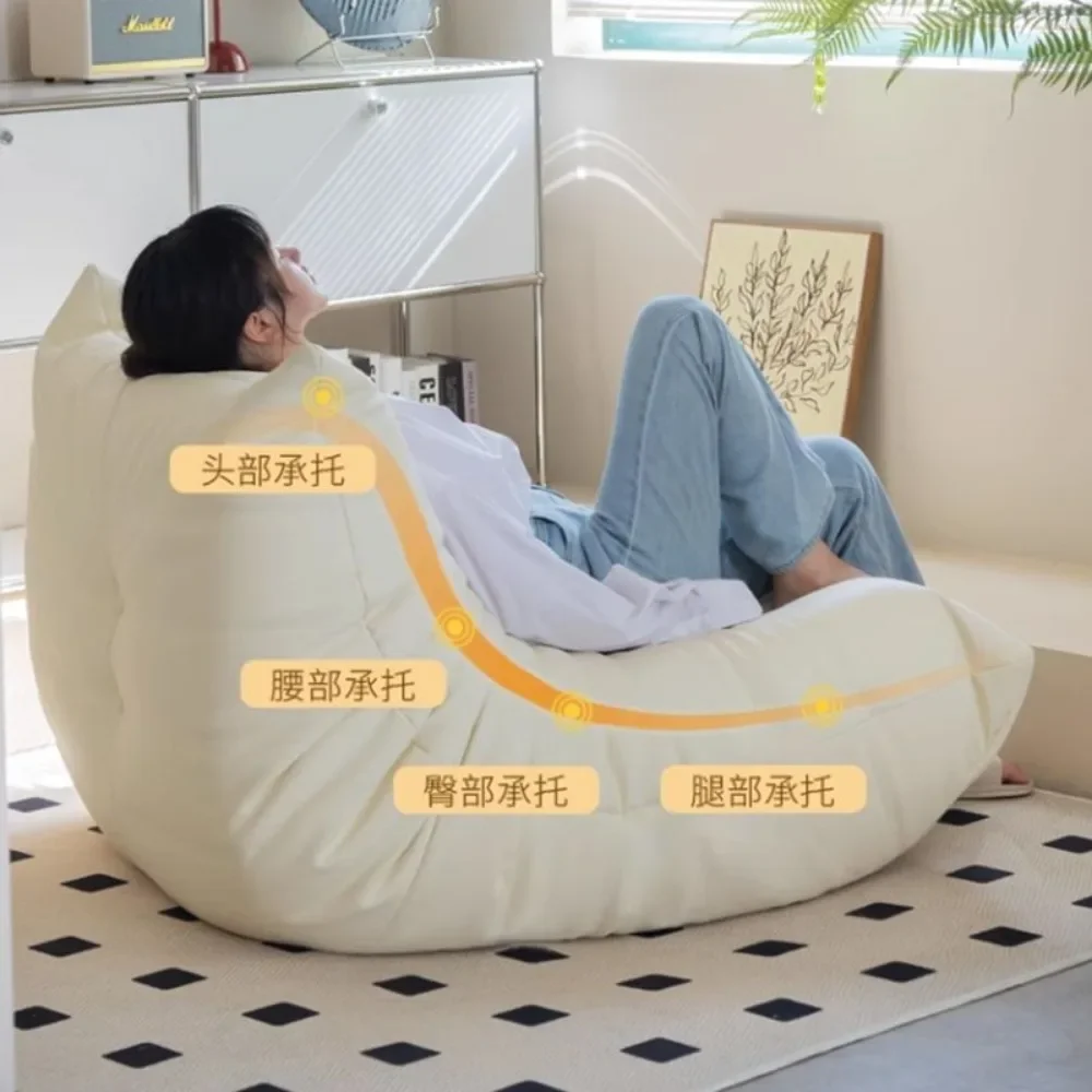 Lazy sofa togo caterpillar sofa light luxury and minimalist internet celebrity creative chair suede freehand space lounge chair
