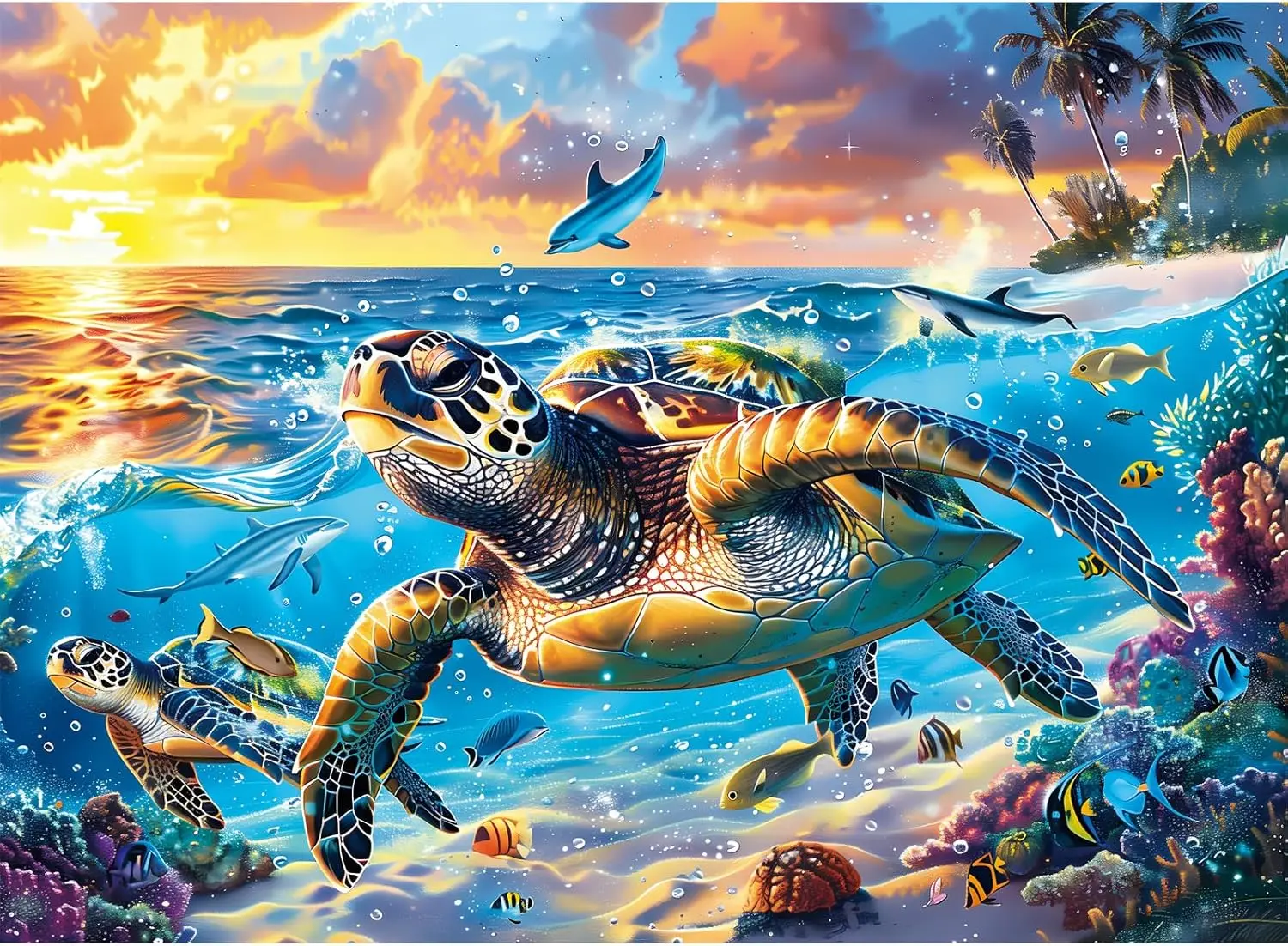 

Деревянный пазл 1314/1000/520 для взрослых, головоломка с морской черепахой, спальня, гейм, гостиная, домашний декор, подарок на день рождения