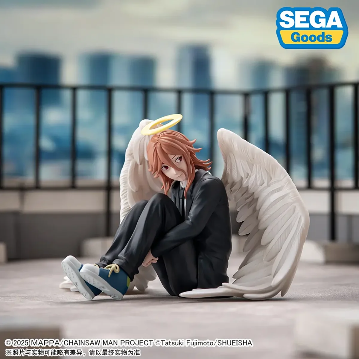 Original sega motosserra homem o filme: raze arco hayakawa aki anjo anime figuras ornamentos finos brinquedos colecionáveis boneca agradável