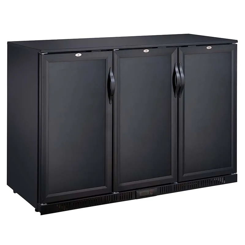 

# For Newest Hotel Use Back Bar Coolers Commercial 3 Door Back Bar Fridge Soft Drink Under Bar Counter Refrigerator