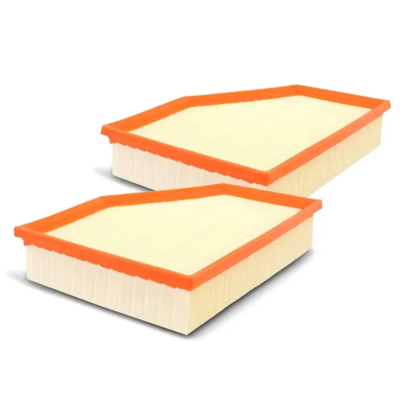 

2Pcs Engine Air Filter For BMW G30 530E 530I 530I Xdrive G15 840I G01 X3 X4 X6 Part Number:13718691835 13718577170-A67F