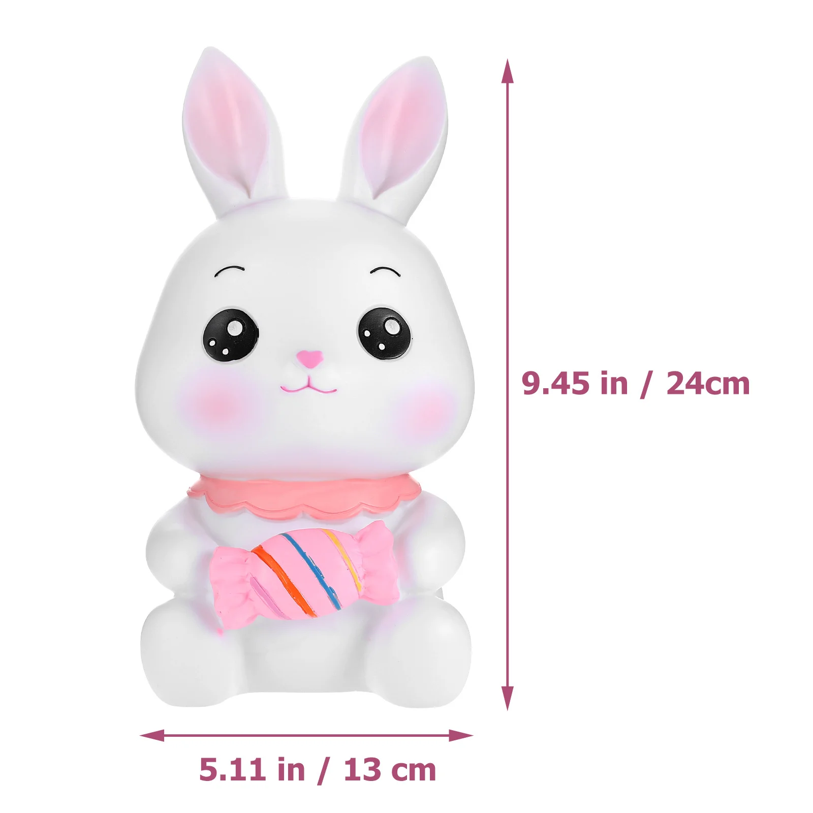 Lovely Bunny Shaped Coin Jar Kids Money Saving Bank Educational Piggy Bank Fine Workmanship Desktop Saving Pot Cartoon Animal
