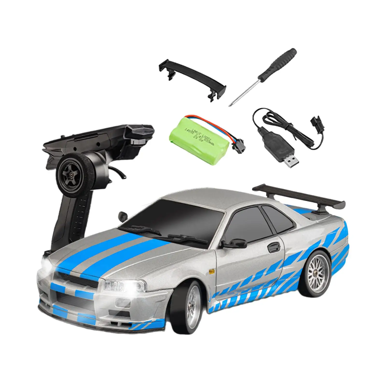 RC Drift Car 1:18 Maßstab Hinterradantriebsystem Ferngesteuertes Auto als Geschenk