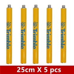 5pcs 25cm Surveying Pole Antenna Extend Section Compatible Compatible Trimble GPS + 5/8 x 11 thread both ends