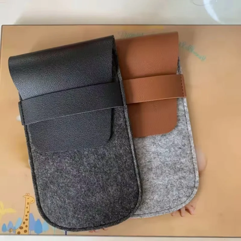 

Portable Felt Leather Watch Pouch 2026 New Dust Protect Travel Storage Bag Watch Protection Organizer
