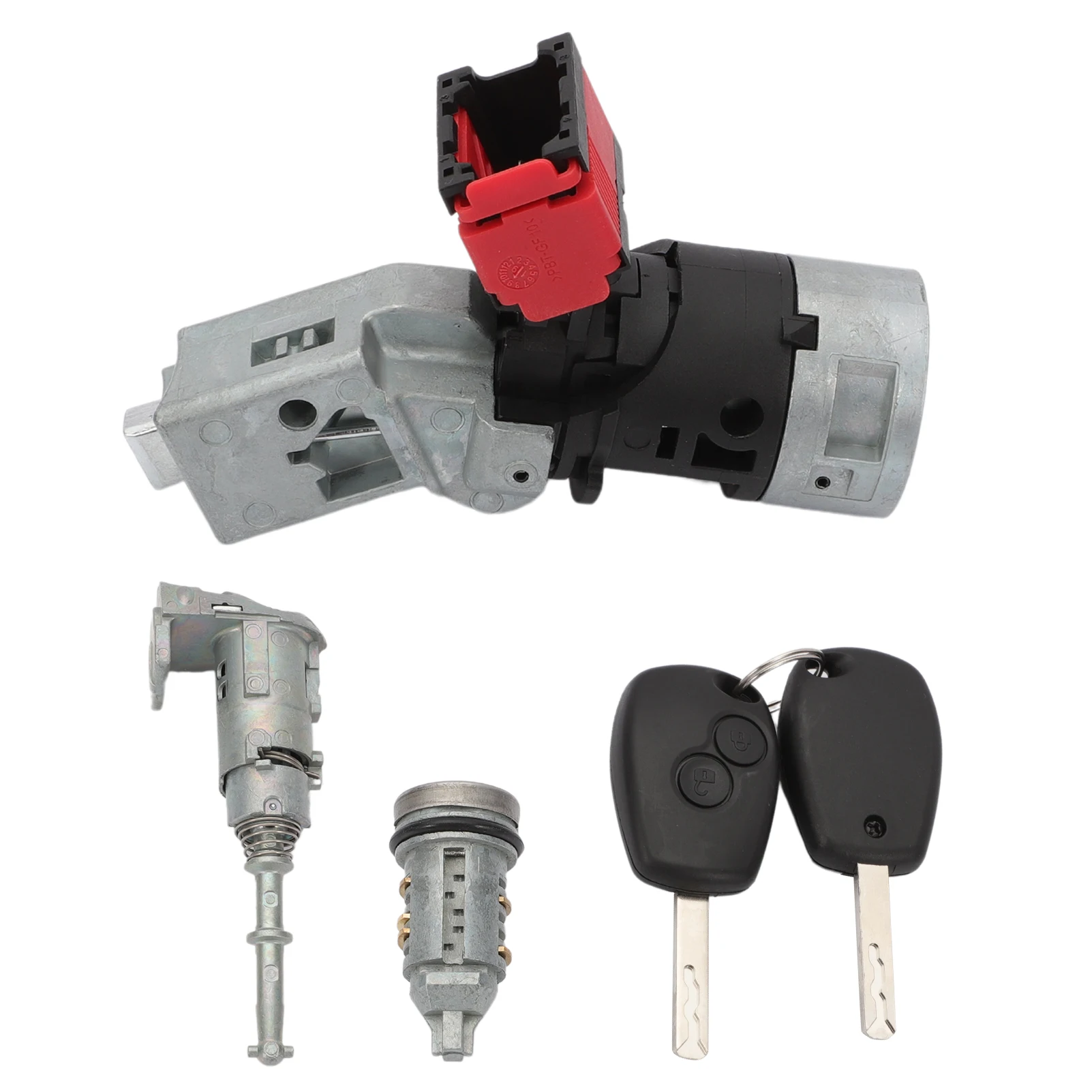 Front Left Door Lock Kit with 2 Keys For Renault Kangoo Iii Modus Master Vauxhall Opel  806012544R