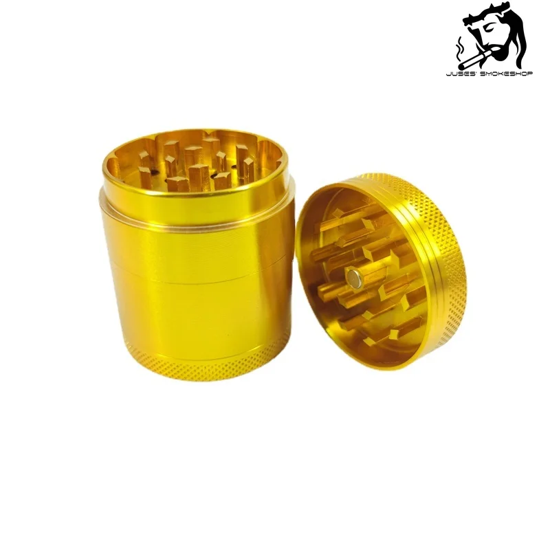 MOONSHADE Manual Grass Smoke Grinder Aluminum Alloy Spice Herbal Crusher 4 Layers 40mm Tobacco Grinders for Smoking Accessories