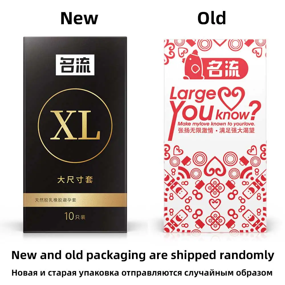 PERSONAGE 55mm Condoms 20 Pcs Large Plus Size Big Condones Big Penis Sleeve Natural Latex condom Contraception Adult Sex Toys