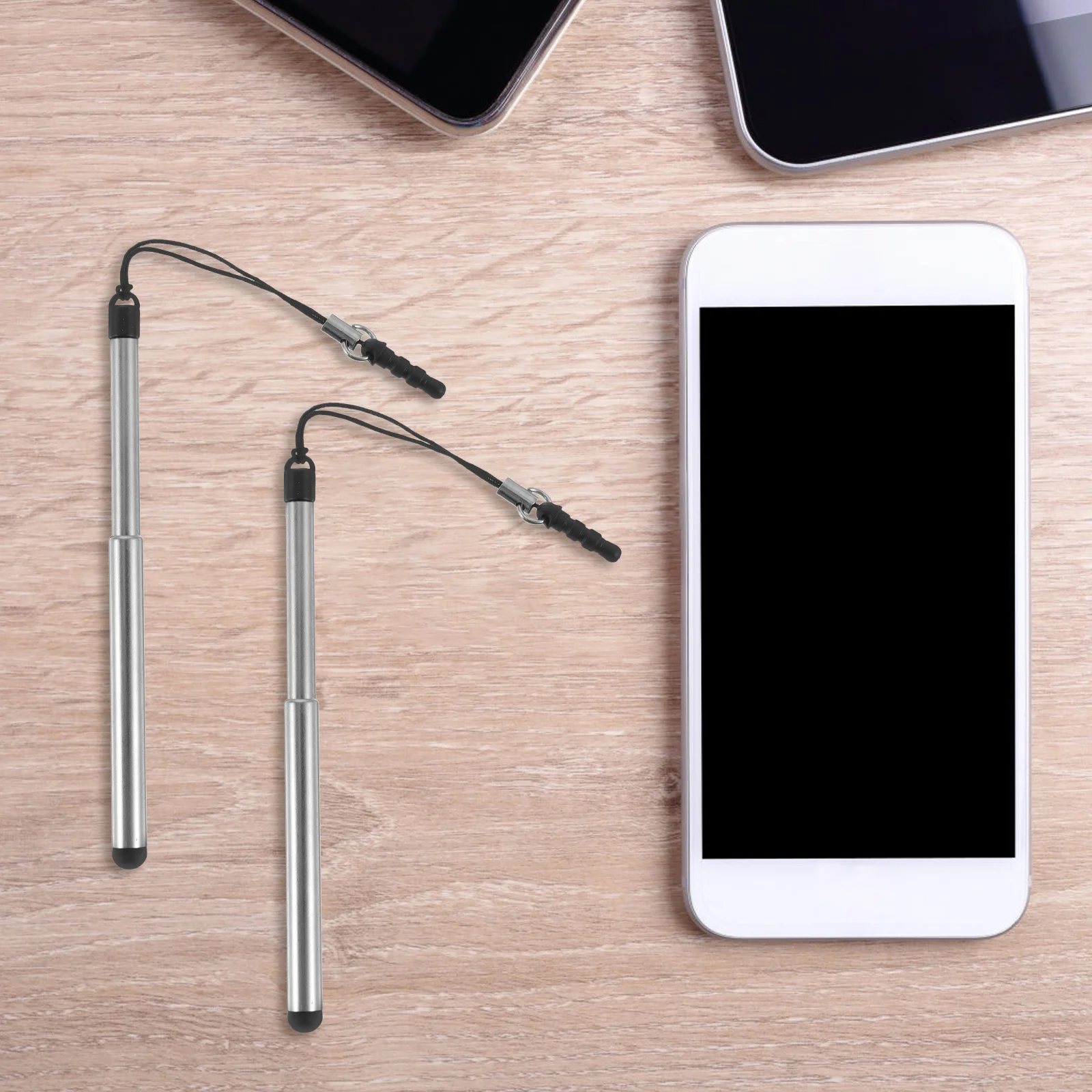 

5Pcs Stylus Pens for Touchscreens Lanyard Easy Carry Responsive Digital Products Tablet Phone Pen Gift Stylus Pen