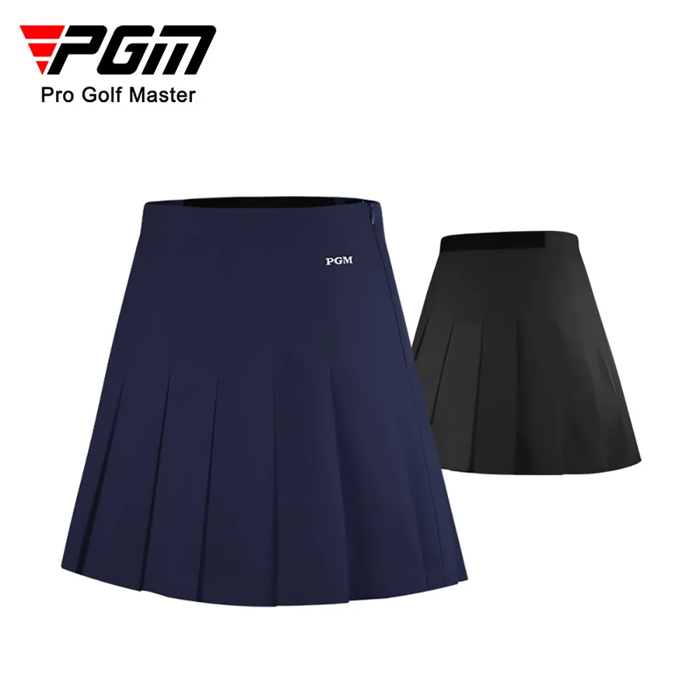 PGM QZ068 Golf Pleated Skirt Women Badminton Table Tennis Short Skirts High Waist Pleated Sport Wear Polyester+Spandex Clothing