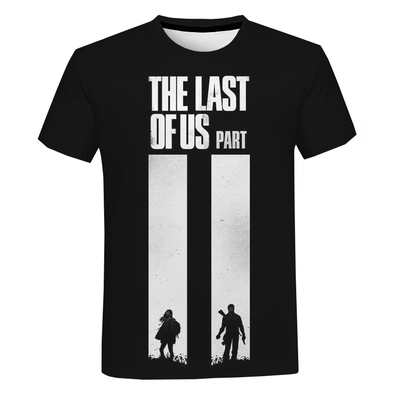 Summer The Last Of Us T-Shirts Popular Game 3D Print Streetwear Men Women Casual Fashion Oversized O-Neck T Shirt Kids Tees Tops